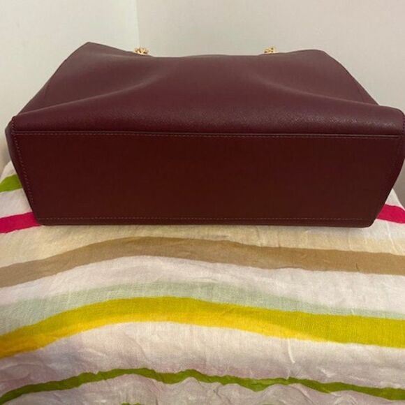 Michael Michael Kors Large East West Susannah Leather tote in Merlot